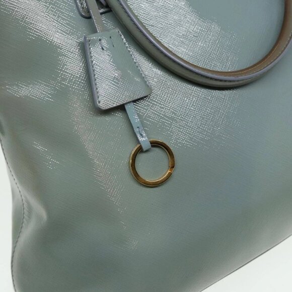 PRADA Hand Bag Safiano leather 2way Blue Auth - Picture 9 of 16